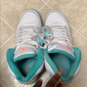 Jordan 5’s , Soles provided .